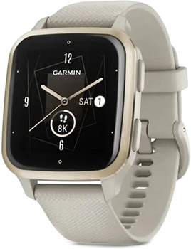 Smartwatch Garmin Venu Sq 2 Music French Gray/Cream Gold (010-02700-12)