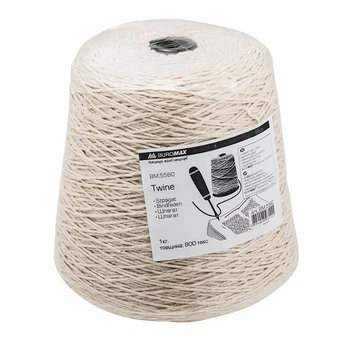 Шпагат банківський бавовняний BuroMax 1 кг 800 текс 1250 м (BM.5560)