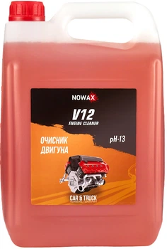 Очиститель поверхности двигателя Nowax V12 Engine Cleaner концентрат 1:10 5 л (NX05142)