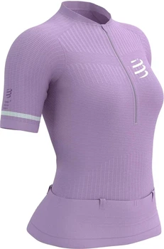 Спортивна компресійна жіноча футболка Compressport Trail Postural SS Top W, Lupine, S