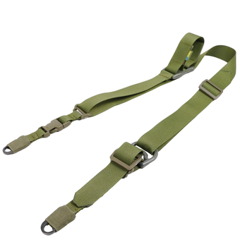 Ремінь 2-точковий Kiborg Gun Sling G-2 з пряжкою швидкого регулювання Triple-X Olive