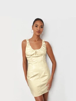 Сукня Missguided WXDD930704 36 бежевий