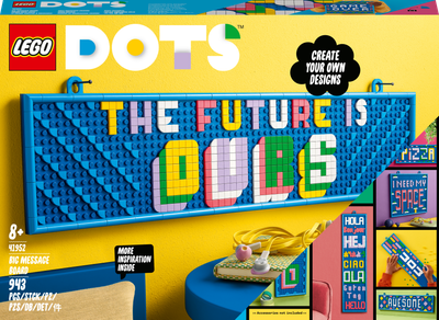 Конструктор LEGO DOTS Велика дошка для написів 943 деталі (41952)