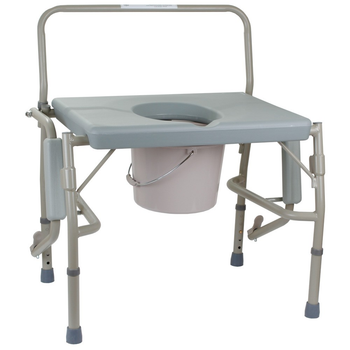 Посилений стілець-туалет із відкидними підлокітниками, OSD-BL740101