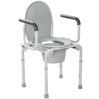Сталевий стілець-туалет з відкидними підлокітниками, OSD-2108D