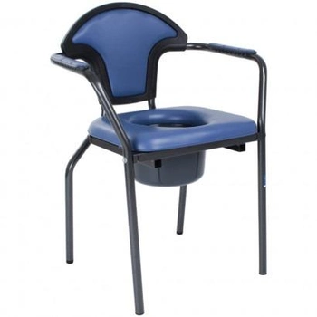 Складаний сталевий стілець-туалет з м'яким сидінням OSD NEW OPEN 30051