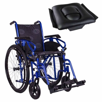 Стандартний інвалідний візок, OSD Millenium 3 з санітарним оснащенням