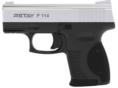 Стартовый шумовой пистолет RETAY P114 nickel (9 мм)