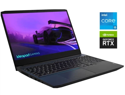 Игровой ноутбук Lenovo IdeaPad Gaming 3 15IHU6 / 15.6" (1920x1080) IPS / Intel Core i5-11320H (4 (8) ядра по 2.5 - 4.5 GHz) / 16 GB DDR4 / 512 GB SSD M.2 / nVidia GeForce GTX 1650, 4 GB GDDR6, 128-bit / WebCam / Win 11 Home б/у