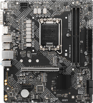 Материнська плата MSI PRO H610M-G (s1700, Intel H610, PCI-Ex16)