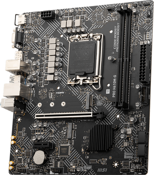 Материнська плата MSI PRO H610M-G (s1700, Intel H610, PCI-Ex16)