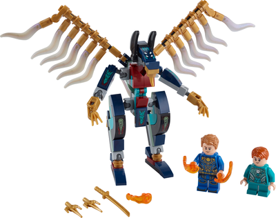 Конструктор LEGO Super Heroes Marvel Повітряний напад Вічних 133 деталей (76145)