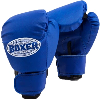 Рукавички боксерські дитячі Boxer 4 oz шкірвініл 0.4 мм Сині (2026-01B)