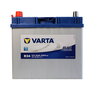 Аккумулятор автомобильный VARTA Blue Dynamic Asia (B34) 45Ah 330А L+ (B24)