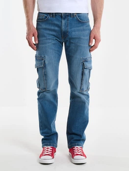 Джинси Regular fit чоловічі Big Star Colt Cargo W36L30 Блакитні (5900714711115)