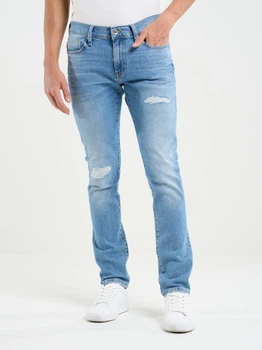 Джинси Slim fit чоловічі Big Star Terry Slim W36L32 Блакитні (5900714704704)