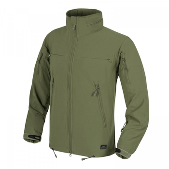 Куртка Helikon-Tex Cougar Qsa + Hid - Soft Shell Windblocker, Olive green L/Regular (KU-CGR-SM-02)