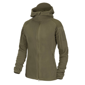 Куртка жіноча Helikon-Tex CUMULUS - Heavy Fleece, Taiga green XS/Regular (BL-CBW-HF-09)