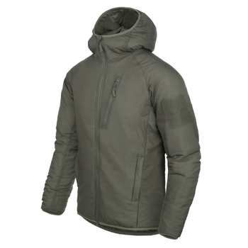Куртка Helikon-Tex WOLFHOUND Hoodie® - Climashield® Apex 67g, Alpha green 2XL/Regular (KU-WLH-NL-36)