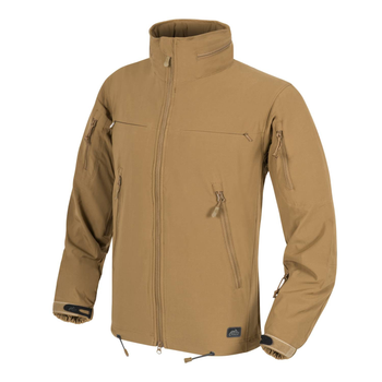 Куртка Helikon-Tex Cougar Qsa + Hid - Soft Shell Windblocker, Coyote XL/Regular (KU-CGR-SM-11)