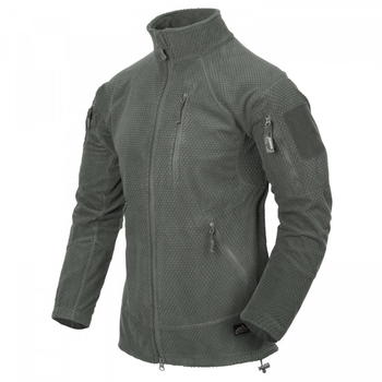 Куртка Helikon-Tex ALPHA Tactical - Grid Fleece, Foliage green XL/Regular (BL-ALT-FG-21)