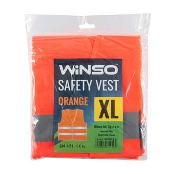 Сигнал сигнальний Winso XL світловідбиваючий для безпеки на дорозі в темний час доби (LI-D_22-O)