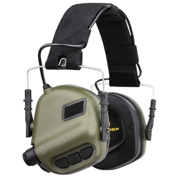 Активні навушники Earmor M31 MOD3 для стрільби, тактичні навушники