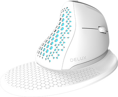 Мышь Delux M618XSD White