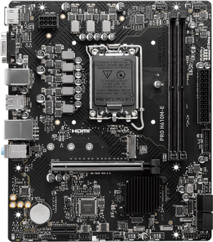Материнська плата MSI PRO H610M-E (s1700, Intel H610, PCI-Ex16)