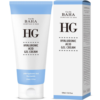 Крем-гель Cos De BAHA Hyaluronic Gel Cream HG120 на основі гіалуронової кислоти та ніацинаміду 120 мл
