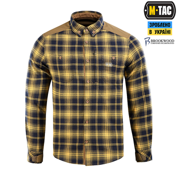 Рубашка M-Tac Redneck Shirt Navy Blue/Yellow L/R