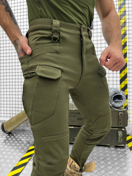 Тактические штаны олива soft shell wanze l M