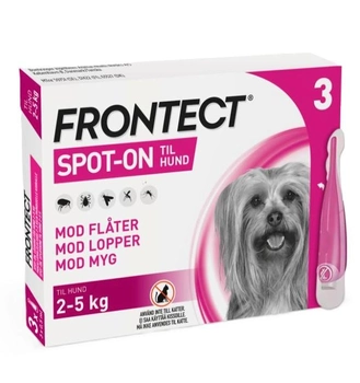 Краплі від кліщів Frontect для собак 3 x 0.5 мл 2-5 кг (3661103073284)