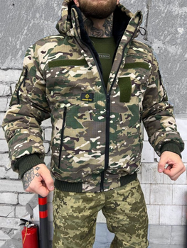 Тактична куртка утеплена logostac мультикам XXXL