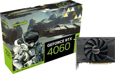 Karta graficzna Manli PCI-Ex GeForce RTX 4060 8GB GDDR6 (128bit) (2460/17000) (1 x HDMI, 3 x DisplayPort) (N72740600M15800)