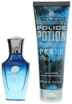 Zestaw męski Police Potion Power Woda perfumowana 30 ml + Żel pod prysznic 100 ml (679602148962)