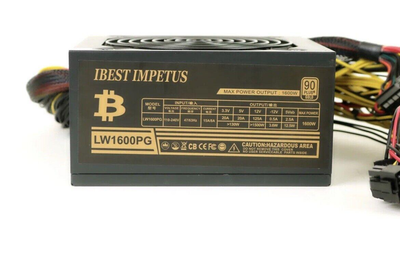 Блок питания Kenweiipc 1600W 90+ Gold б/у