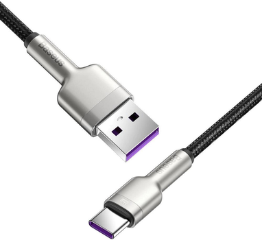 Kabel Baseus Cafule USB Type-A - USB Type-C 2 m Black (CAKF000201)