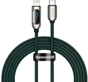Kabel Baseus Display USB Type-C - Lightning PD 2 m Green (CATLSK-A06)