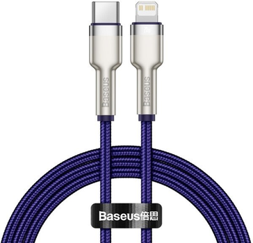 Кабель Baseus Cafule USB Type C - Lightning PD 1 м Purple (CATLJK-A05)