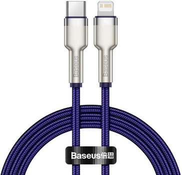 Кабель Baseus Cafule USB Type C - Lightning PD 1 м Purple (CATLJK-A05)