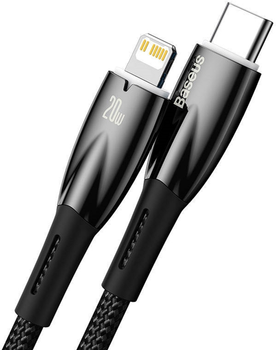 Kabel Baseus Glimmer USB Type-C - Lightning 2 m Black (CADH000101)