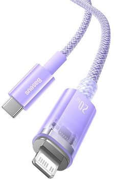 Kabel Baseus Explorer USB Type-C - Lightning 1 m Purple (CATS010205)