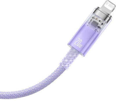 Kabel Baseus Explorer USB Type-C - Lightning 1 m Purple (CATS010205)