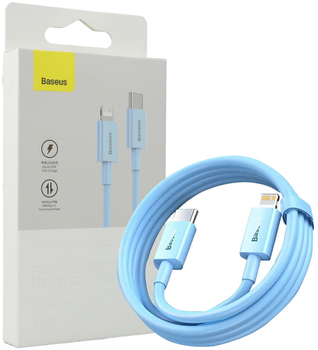 Kabel Baseus Explorer USB Type-C - Lightning 1 m Blue (CATS010203)