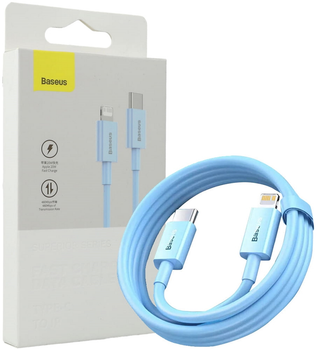 Кабель Baseus Explorer USB Type C - Lightning 1 м Blue (CATS010203)