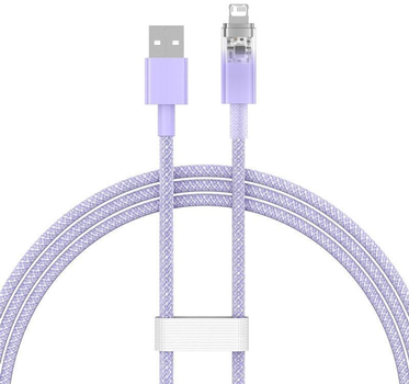 Кабель Baseus Explorer USB Type A - Lightning 1 м Purple (CATS010005)