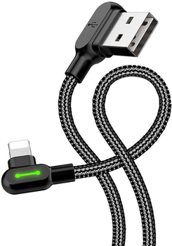 Kabel kątowy Mcdodo USB Type-A - Apple Lightning 3 m Black (CA-4679)