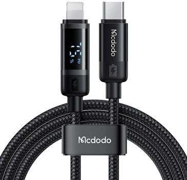Kabel Mcdodo USB Type-C - Lightning 1.2 m Black (CA-5210)