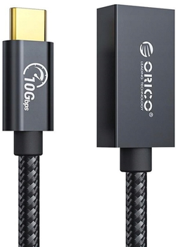 Kabel Orico USB Type-C - USB Type-A Black 0.3 m Black (ORICO-CAF31-03-BK-BP)